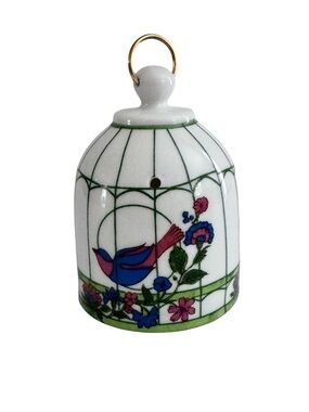 Vintage Counterpoint San Francisco Porcelain Birdcage Pomander Japan